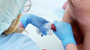 Doktorovy rukavice mu pomáhají identifikovat seanci dojení prostaty