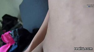 European kitty gets teased and penetrated in POV video