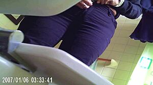 Video del baño privado de la abuela grabado por una cámara oculta
