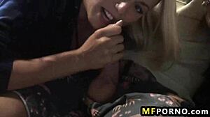 Amateur teen gets hardcore at restaurant with Christina Courtney