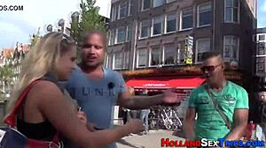 Amateur group sex with a small-titted Dutch prostitute
