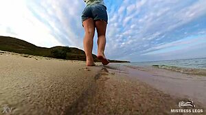Let me guide you through my barefoot adventure on the beach