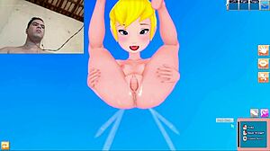 Kreslená porno hra Tinker Bell Hentai animovaná grafika