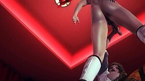 Esteetön Hentai 3D: Hermit käsityö ja kolmen kimppa sisäisellä siemensyöksyllä ja suuseksillä - Japanilainen ja aasialainen mangapohjainen videopeliporno