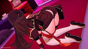 Η Amber απολαμβάνει το παιχνίδι με τα πόδια σε ακατέργαστο βίντεο hentai